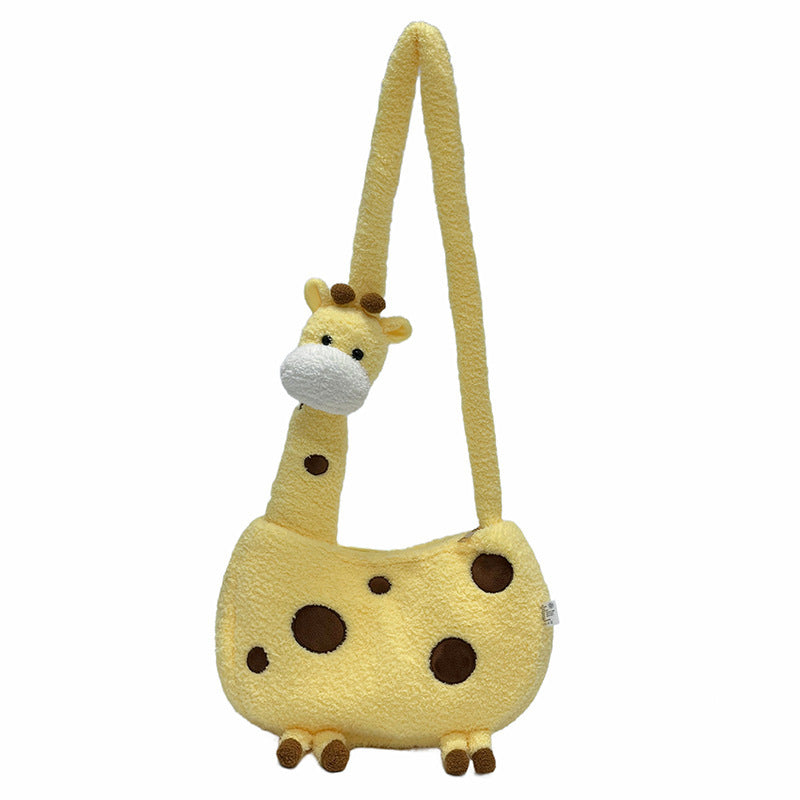 Cute Giraffe Crossbody Bag Female